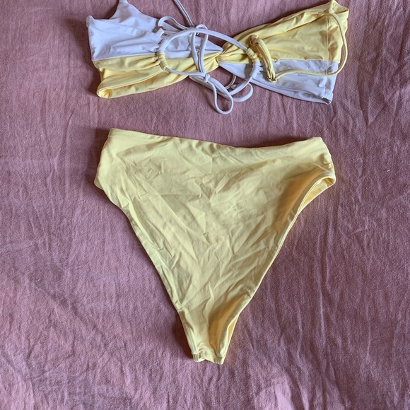 L*space Color Block Yellow Bikini - Picture 2 of 3